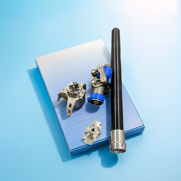 Above-knee prosthetic economy kit components for mobility support