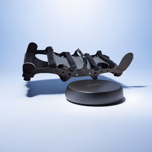 New Check Brace orthotic support device for limb stability rehabilitation and mobility assistance