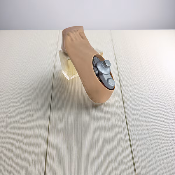 Single Axis Feet prosthetic foot component for controlled ankle movement and mobility support